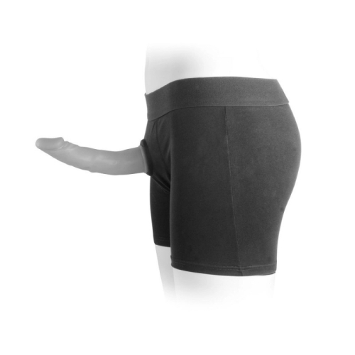 Труси для страпону чорного кольору Vscnovelty Packer Wear Unisex StrapOn Harness - 2