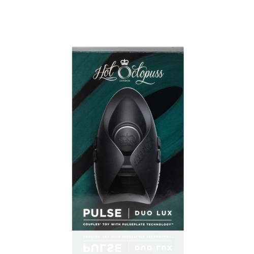 Мастурбатор для пениса Hot Octopuss PULSE DUO LUX пульсация подходит для пар с 2 пультами черный - 12