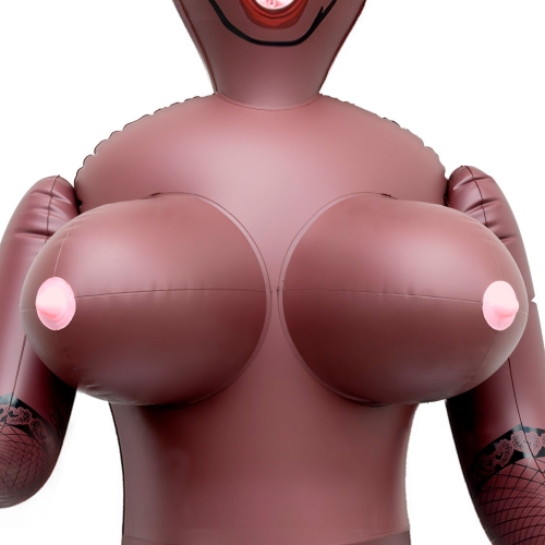 Надувна лялька коричневого кольору Candy Dolls Angela - 7