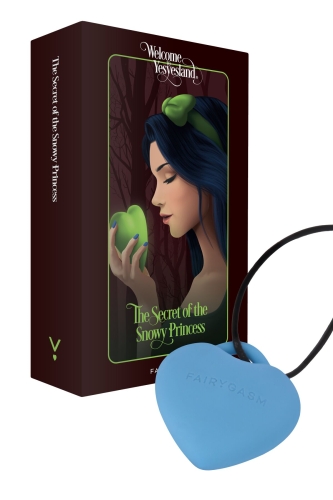 Мини вибратор для клитора голубого цвета FairyGasm PleasureStone - 1