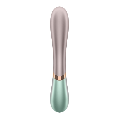 Вибратор кролик с подогревом зеленый Satisfyer Hot Lover - 4