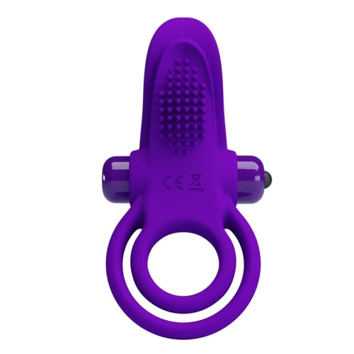 Кільце ерекційне з вібро-стимулятором клітора Pretty Love Vibrant penis ring BI-210203-1 - 2