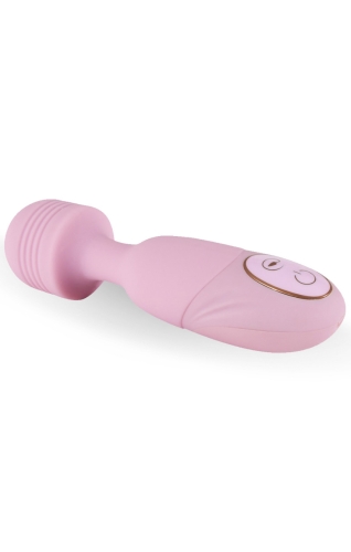 Вибромассажер Ванд в форме микрофона розового цвета Jülie Lovetoys - 4