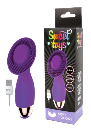 Вібратор для клітора Sweet Toys L 77 мм d 45 мм фіолетовий - 1