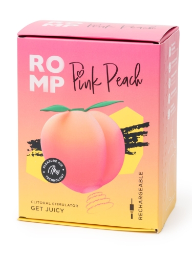 Вакуумний кліторальний стимулятор Romp Pink Peach - 17