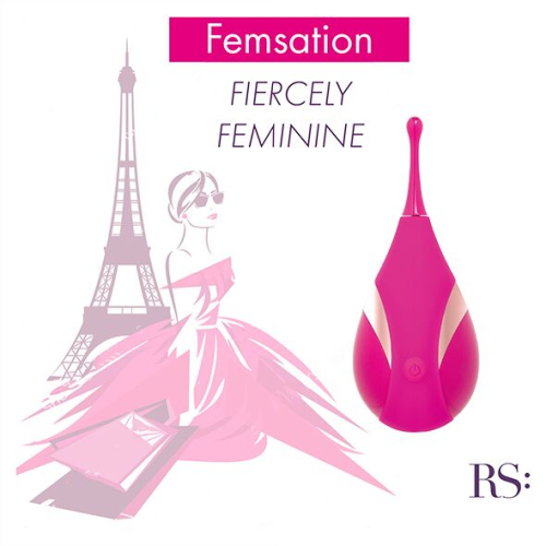 Вібратор для супер точної стимуляції клітора рожевий Rianne s Femsation - 5