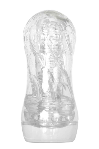 Мастурбатор прозорого кольору Zero Tolerance twist stroker clear - 1