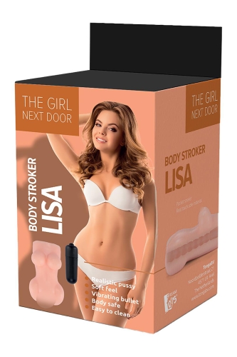 Мастурбатор вагина телесного цвета с вибропулей Dream Toys THE GIRL LISA - 1
