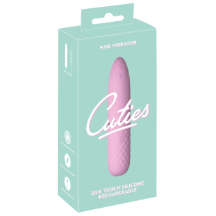 Вибропуля с заостренным кончиком для клитора розового цвета Soft Silicone Cuties