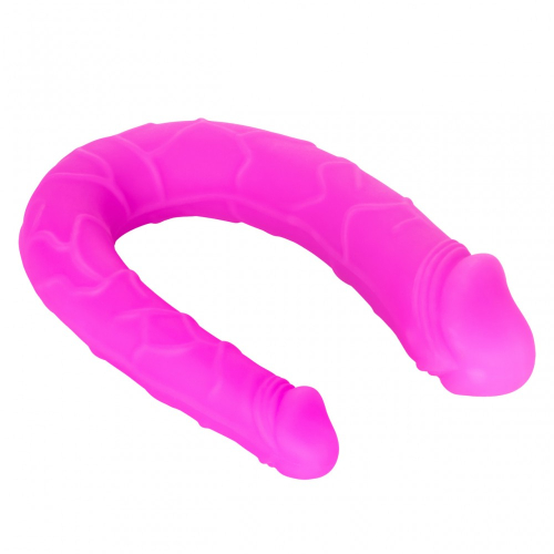 Двухсторонний фаллоимитатор реалистичный розового цвета California Exotic Novelties - 9