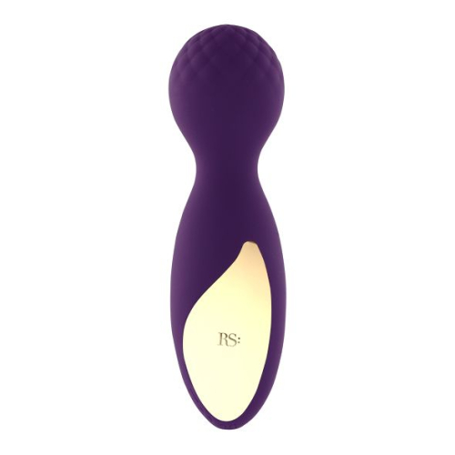 Мини вибромассажер Ванд для интимных мест Rianne S Lovely Leopard Purple c косметичкой-чехол - 2