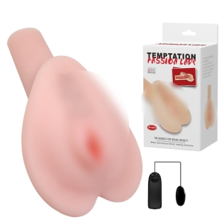 Мастурбатор вагина с вибрацией телесного цвета BOSS of TOYS Temtation Passion Lady