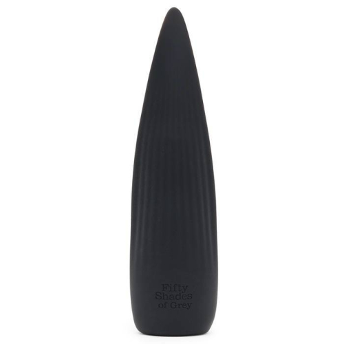 Вібратор для стимуляції клітора чорного кольору Fifty Shades of Grey Sensation Flickering Tongue Vibrator - 2