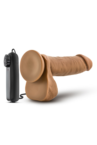 Вібратор реалістичний на присоску бежевий LOVERBOY SOCCER CHAMP 8INCH DILDO MOCHA - 3