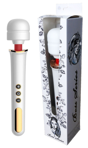 Вибромассажер пульсатор микрофон универсальный белого цвета BOSS of TOYS Boss Series Massager Super - 1