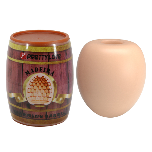 Мастурбатор яйце бежевого кольору Lybaile Pretty Love MADEIRA Charming barrel - 3