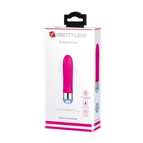 Мини вибратор для клитора и половых губ Pretty Love Sebastian BI-014611-1 - 10