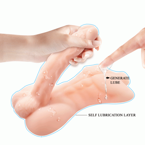 Реалістичний фалоімітатор з чоловічим корпусом BAILE TEMPTATION BIGGER MAN-MONSTER DICK - 3