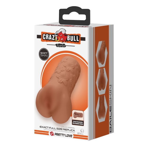 Мастурбатор вагина телесного цвета LyBaile Crazy Bull Scarlet Latinos soft skin - 1