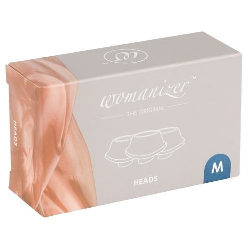 Сменные насадки для Premium Heads синего цвета Womanizer размер M 3 штуки - 5