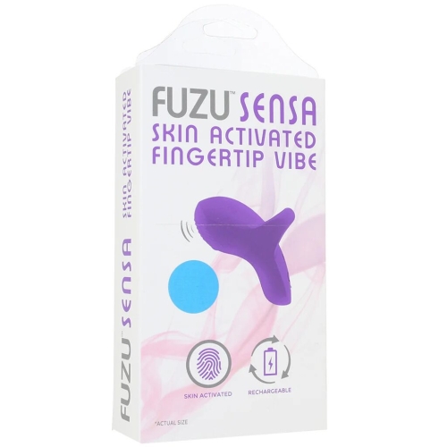 Вібратор на палець для стимуляції клітора блакитного кольору FUZU Sensa Skin Activated Fingertip Vibe - 6