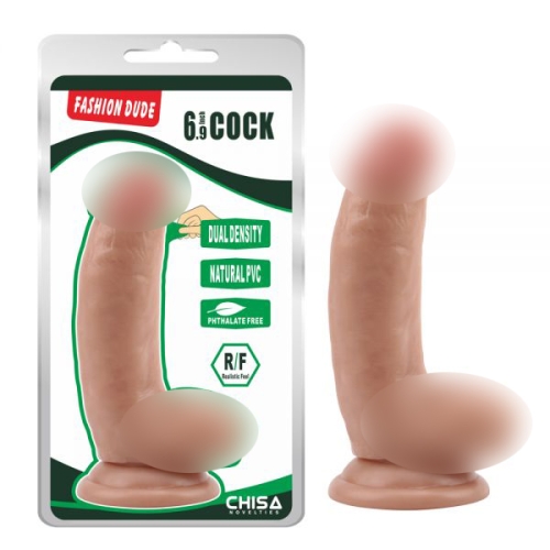 Фаллоимитатор реалистичный на присоске бежевый Chisa Fashion Dude 6.9 Inch Cock - 1