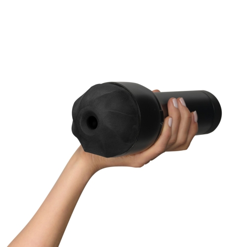 Мастурбатор для чоловіків у колбі чорного кольору Kiiroo FeelSensation Stroker - 4