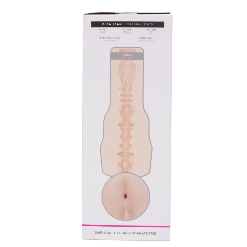 Мастурбатор анус порноакторки Elsa Jean тілесного кольору Fleshlight Treat - 9