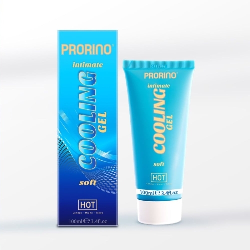 Лубрикант с ментолом и эффектом охлаждения HOT PRORINO Cooling Gel 100 мл - 1