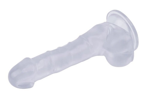 Фалоімітатор на присоску реалістичний прозорий CHISA 7.7 Inch Dildo Clear - 4