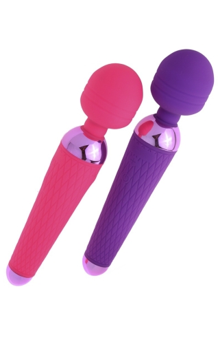 Универсальный вибромассажер Ванд фиолетового цвета CanWin Purple point - 4