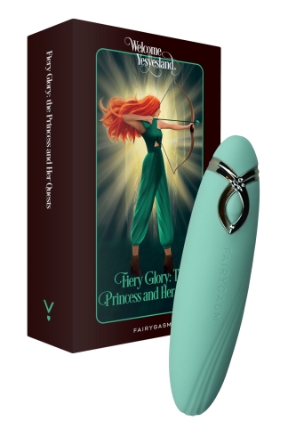 Вибратор для стимуляции клитора зеленого цвета FairyGasm PleasureArrow - 1