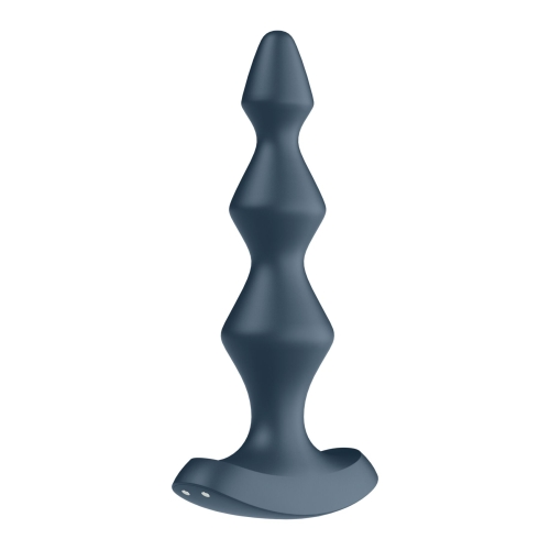 Анальный 12/3,2 см стимулятор-бусины с двумя моторами Satisfyer Lolli-Plug 1 (dark teal) Пробка Лолли - 2
