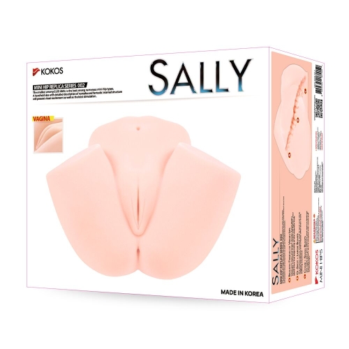 Мастурбатор полуторс Вагина телесного цвета Kokos Sally - 6