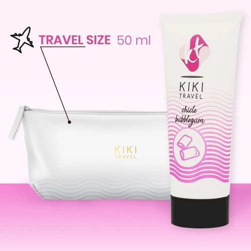 Оральний лубрикант на водній основі зі смаком жуйки Kiki Travel Bubblegum 50 мл - 2