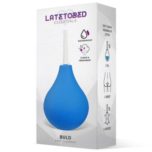 Анальний душ синій Latetobed ​​Buld Easy Cleaner - 2