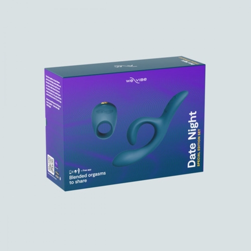 Набір інтимних іграшок We-Vibe Date Night кільце Pivot і вібратор Nova 2 зелені - 16