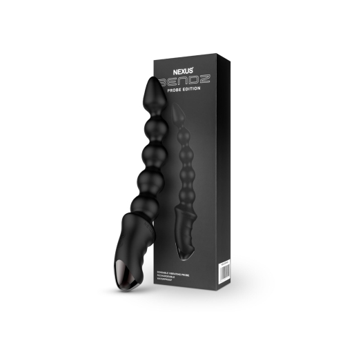 Анальний вібратор чорного кольору Nexus BENDZ Bendable Vibrator - 4