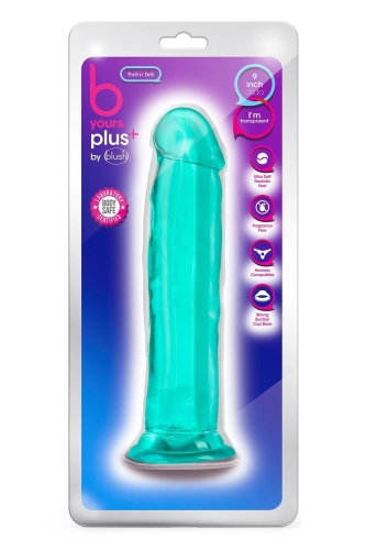 Фаллоимитатор гигант реалистичный на присоске мятный Blush b Yours - 4