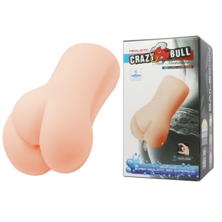Мастурбатор анус телесного цвета LYBAILE Crazy Bull Realistic 3D Life Like ASS 