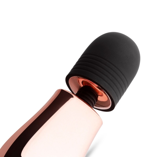 Міні вібромасажер Ванд для кльтора колір рожеве золото Nouveau Mini Massager - 7