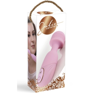 Вибромассажер Ванд в форме микрофона розового цвета Jülie Lovetoys
