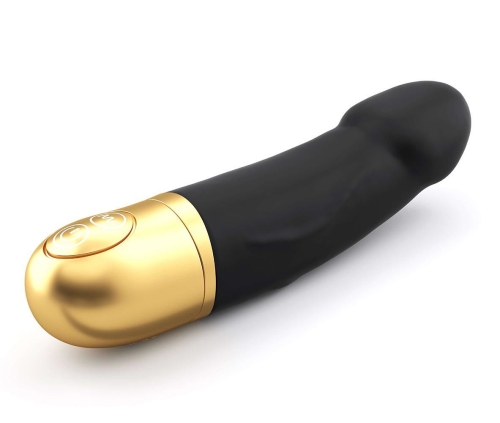 Вибратор черный Dorcel REAL VIBRATION S Gold - 3