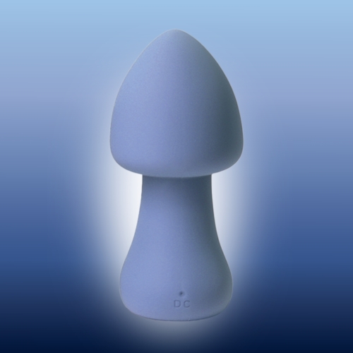 Вибратор в форме гриба для клитора тёмно-синий Sweet Em - 7