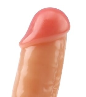 Фалоімітатор на присоску реалістичний бежевий CHISA Keep Love Shadow Dildo - 4