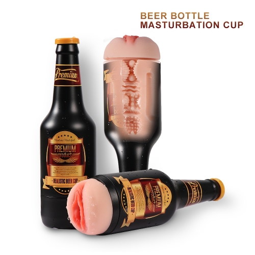 Мастурбатор пляшка пива з вагіною XISE Beer bottle masturbation Cup - 2