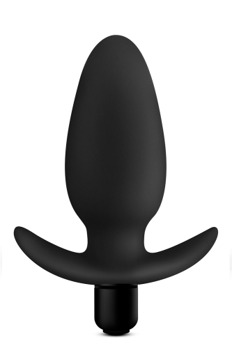 Анальна вібропробка чорна Blush Anal Adventures Platinum Saddle Plug - 1