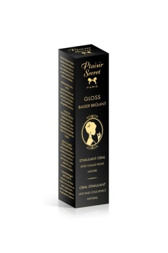 Стимулюючий блиск для губ з ароматом полуниці Plaisirs Secrets Stimulating Oral Gloss Baiser Brulant (7 мл) - 2