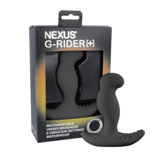 Масажер простати з вібрацією Nexus G-Rider Black - 2