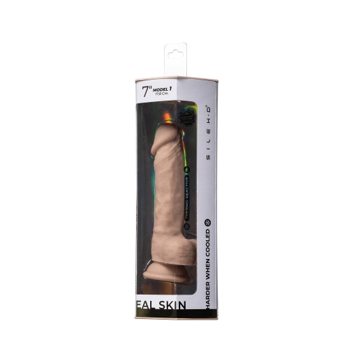 Фалоімітатор реалістичний на присосці тілесного кольору SilexD Johnny Real Skin model 1 - 7